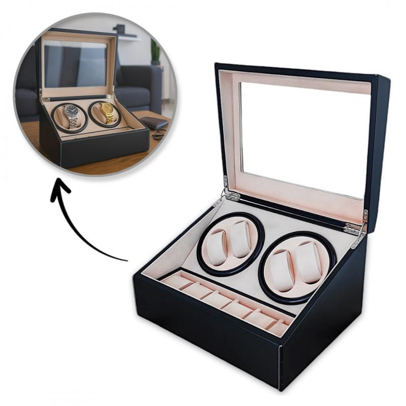 Rotomat Na Zegarek Automatyczny Szkatułka Gablotka Etui Organizer Cichy