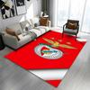 "Red Eagle Emblem with Gold Stars" Patterned carpet a non slip rug suitable for all seasons and any setting, gift