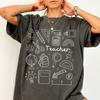 Oversized Teacher Tee, Classroom Supplies Top Trendy Teacher Shirt, Kindergarten Daycare Educator Gift, ECE XL XXL TShirt New Teacher Gift