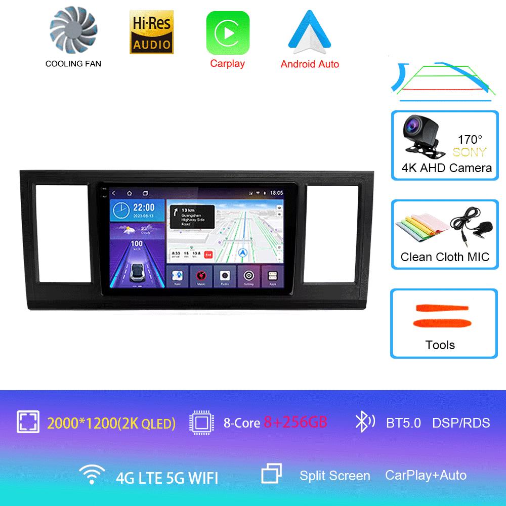 Radio Auto Android 14 Carplay Auto Player Multimedia Pentru Volkswagen Caravelle 6 T6.1 T6 2015-2020 Autoradio Stereo 2din Unitate Principală