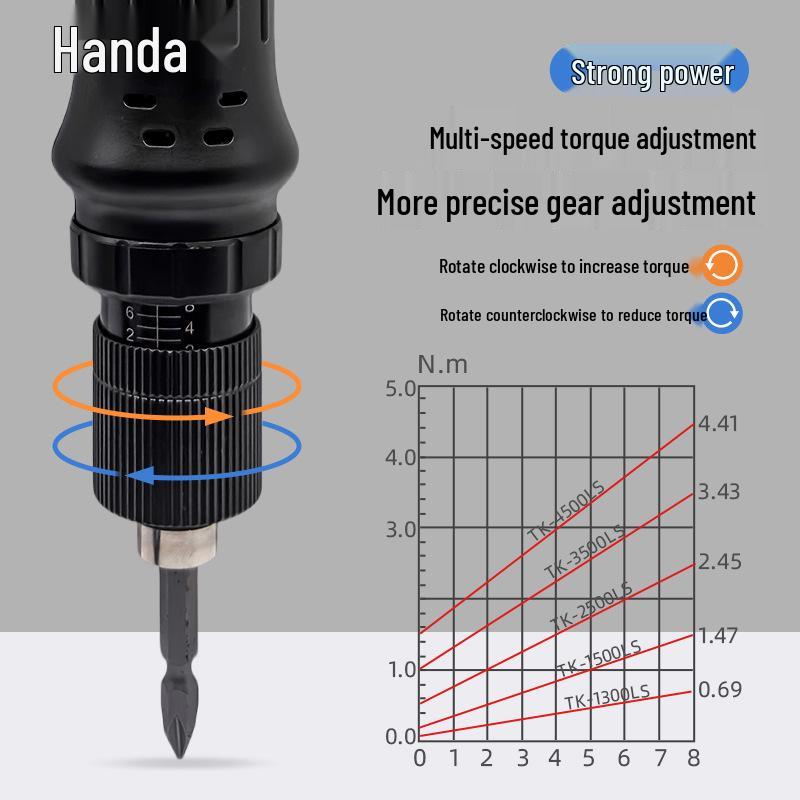 Little Hercules Adjustable Torque 90° Elbow Industrial Electric Screwdriver