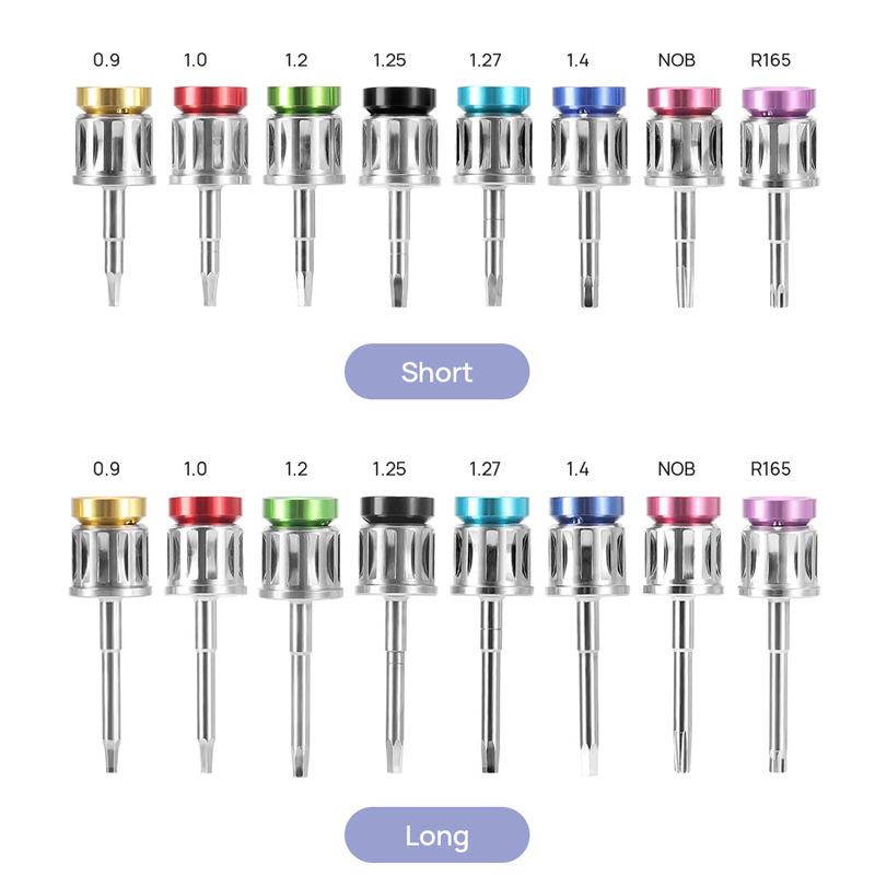 Zestaw wkrętaków do implantów dentystycznych, Precyzyjne narzędzia naprawcze z główką Phillipsa z ręcznym kluczem dynamometrycznym, Metalowa konstrukcja, Profesjonalne