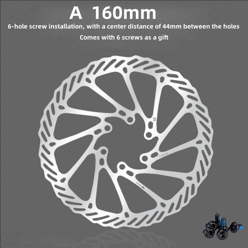 Bicycle Disc Brake Rotor 160/180 Thickness 1.8mm Bicycle Rotor Electric Scooter Rotor Bicycle Brake Rotor Bicycle Parts