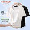 Yiershuang Women's Ultra-Soft Summer Short Sleeve T-Shirt