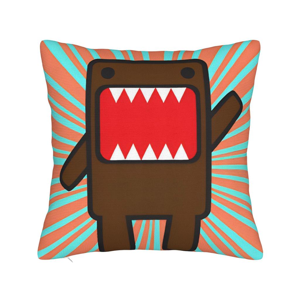 Domo Kun Pillowcase Merchandise Printing Cushion Cover Decorative Pillow Case Cover Living Room Multi Size