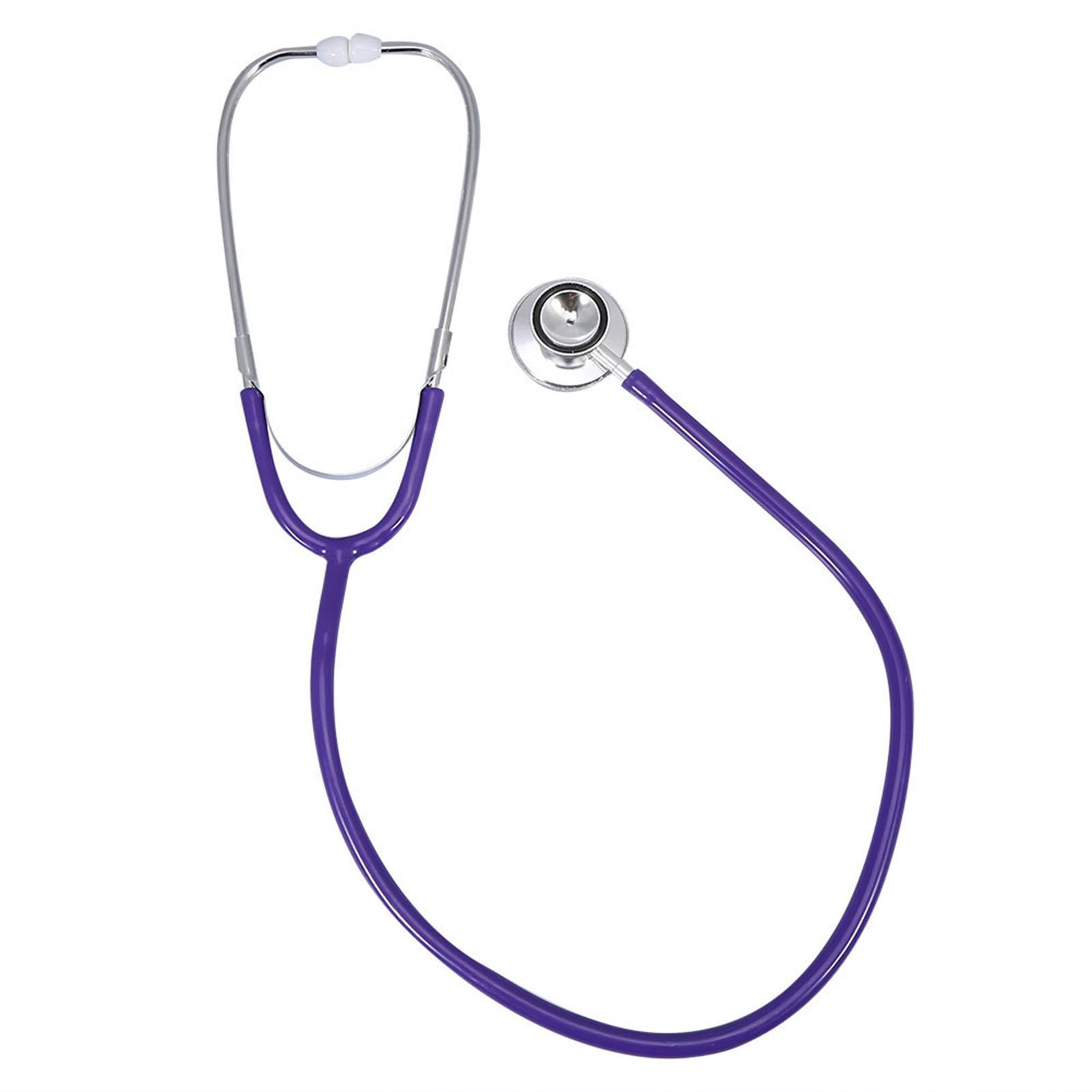 Многофункциональный стетоскоп с двойной головкой Эстетоскоп Медицинский инструмент для здравоохранения Purple