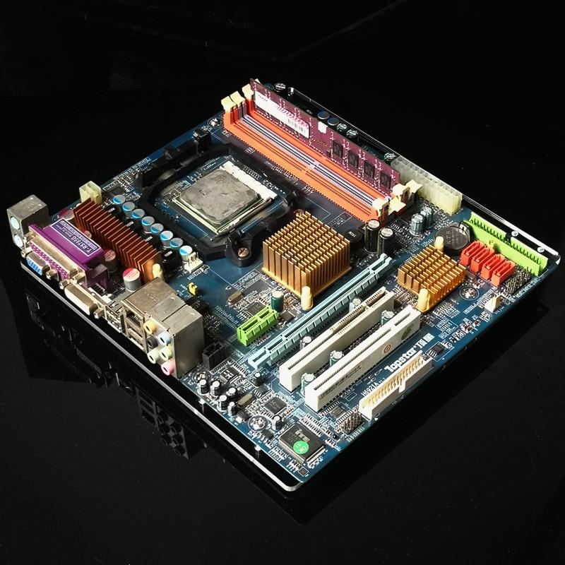 Transparent Acrylic Computer Case for DIY ITX/ATX/M-ATX Motherboard Modifications