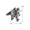 MOC Building Blocks Alpha Squad AF-03 War Mecha Robot Puzzle Boy Difficult Assembly Model