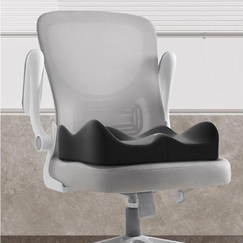 1pc Memory Foam Seat Cushion, Ergonomic Office Car Chair Pad for Back Pain Relief Support,Office Essentials