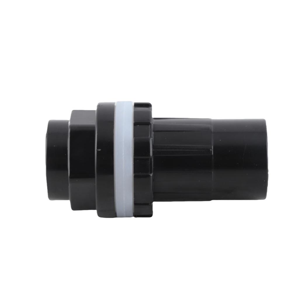 Black PVC 20mm Fish   Aquarium Upper Lower Water Pipe Fittings Connector Joint Accessories Parts