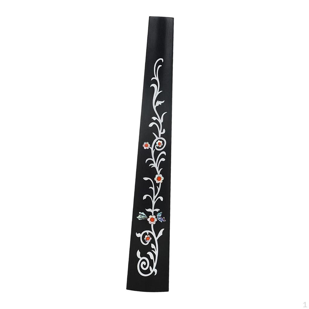 4/4 Full Size Violin Fingerboard Instrument Parts Repair Ebony Wood Fretboard for