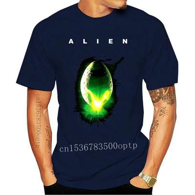 New Alien Movie Poster Art Scary Sci-Fi Ripley Aliens ET Species Geek Black T-Shirt Gym Sportswear Tops Tee Shirt