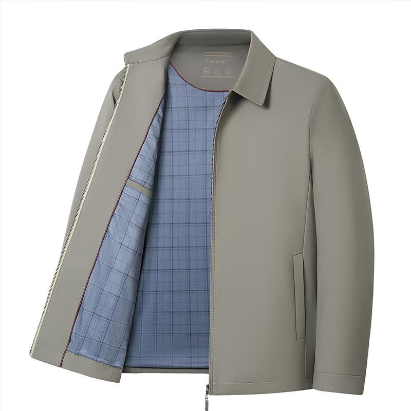 

FENGMAO Men s Business Casual Collared Jacket FMNX8816 M