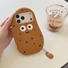 3D Cute Cartoon Funny Potato Soft Silicone Phone Case For iPhone 17 Air 16 15 14 13 12 Pro Max Plus Shockproof Protective Cover