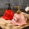 360ml Cute Octopus Ceramic Hand Wash Dispensing Bottle Bathroom Hotel Shower Gel Hair Conditioner Pressing Bottle cup dispenser