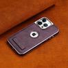 "Premium Leather Anti-fall Case for S24 Ultra 16 Pro Max, iPhone 16 Pro, Mate 60 with Stand"