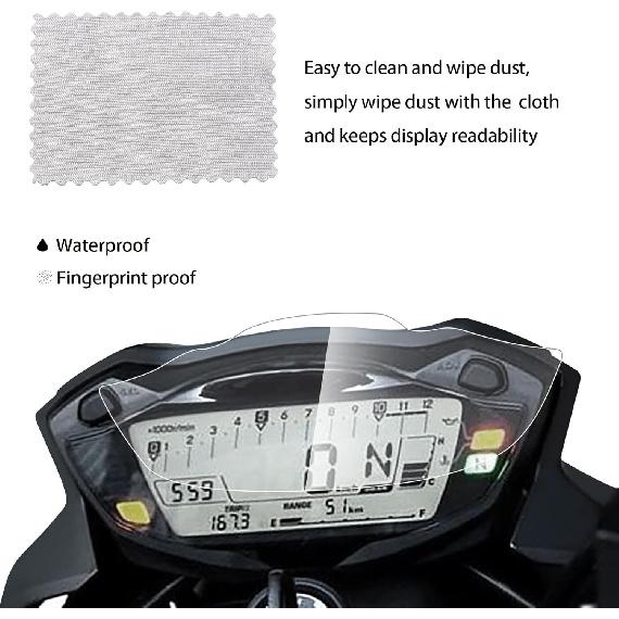 

Instrument Film Dashboard Screen Protector Replacement for Suzuki GSX-S1000 GSX-S1000F 2016- 2020 / GSX-S750 2017-2021 / SV650 SV650ABS 2017-2024 /