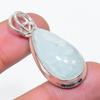 Natural Aquamarine Gemstone 925 Sterling Silver Jewelry Pendant 1.77" AP-14284