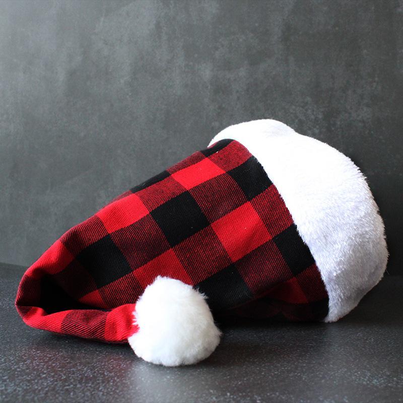 Port Love Christmas Plaid Hats - Festive Dress-up & Decoration
