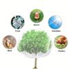 1Pc Large Fruit Tree Netting Cover With Zipper & Drawstring - Garden Transparent Insect Netting Bird Plant Barrier Mesh Screen