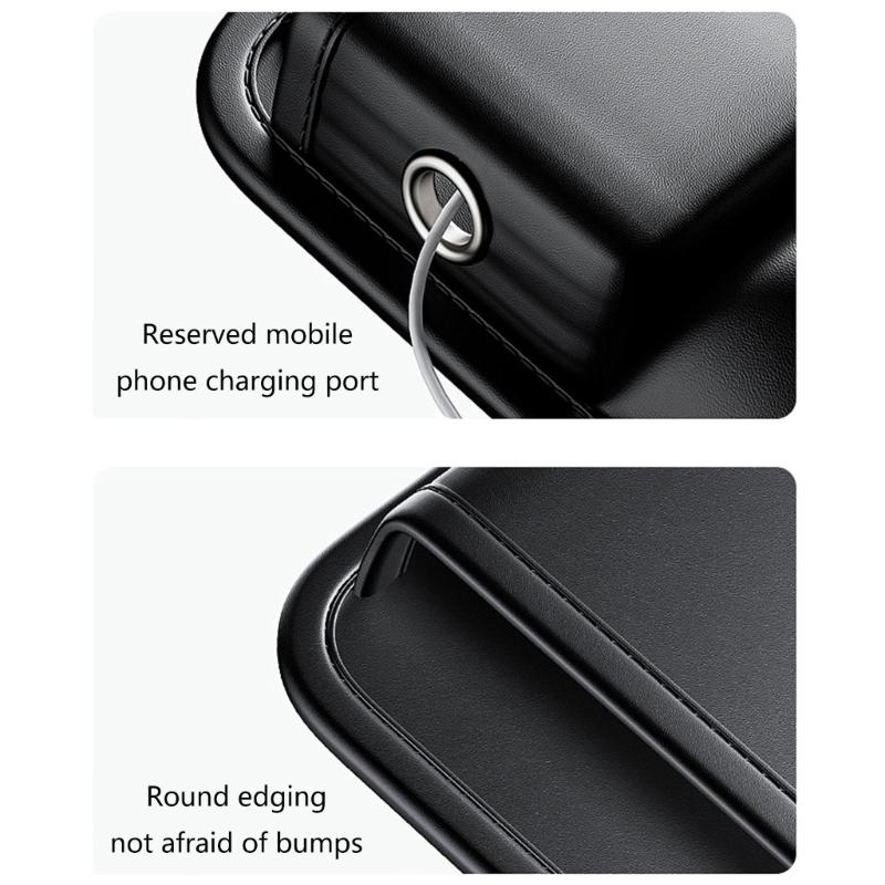 Multifunctional Car Seats Slot Storage Leather Pouches Space Saving for Key Phones Wallets Organizing Personal Items