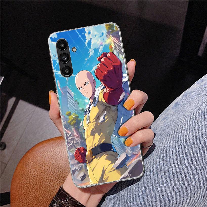 One P-Punch-Man Saitama King Phone Case For Samsung Galaxy A17 A16 A15 A14 A13 A57 A56 A55 A54 A53 A37 A36 A35 A34 A33 A26 A25 A