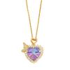 Love Necklace Women'S Design Sense Light Luxury Inlaid Zircon Accessories