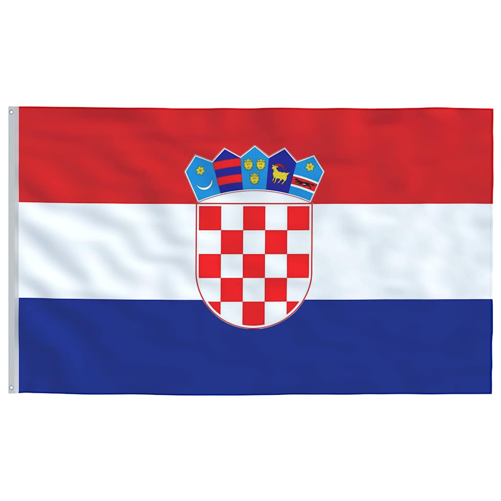 Flaga Chorwacji Z Masztem, 5,55 M, Aluminium