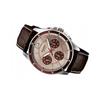 Casio Standard Series Business Fashion Three-Eye Chronograph Quartz Movement Genuine Leather Strap Men watches Silver MTP-1374L-7A1