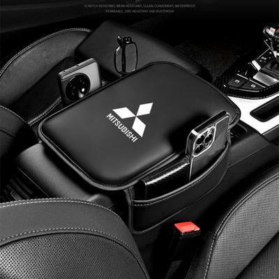 Car Armrest Pad Center Console Arm Rest Box Cover Protective Mat for Eclipse Space Star Mirage Grandis Lancer Auto