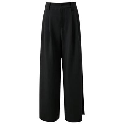 Women's High-Waisted Wide-Leg Suit Pants