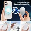 For iPhone 16 Magnetic Case Electroplating Anti-Drop TPU+PC Phone Back Cover