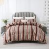 Einfache Streifen Bettbezug Einzelbett Doppelbett King Modern Geometrisch Gestreifter Bettdeckenbezug 2/3 Stück Mikrofaser Wendbar Boho Bettwäsche-Set