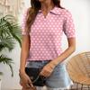 Short Sleeve Blouses for Women Classic Polka Dot Design Comfortable Fit Women's Short Sleeve Tops for Everyday Wear Womens Short Sleeve Blouses
