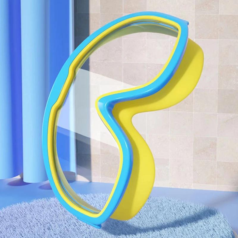 Ochelari de înot pentru copii fete băieți cadru mare impermeabili anti-ceață transparenți de înaltă definiție student bebeluș ochelari de înot