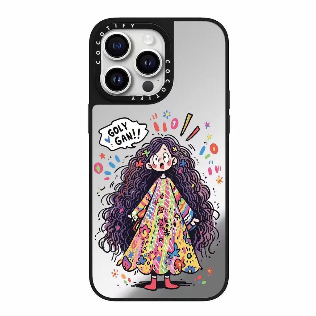 Crown girl applies apple 16promax shell iphone15plus/14/13/12 senior sense girl 11