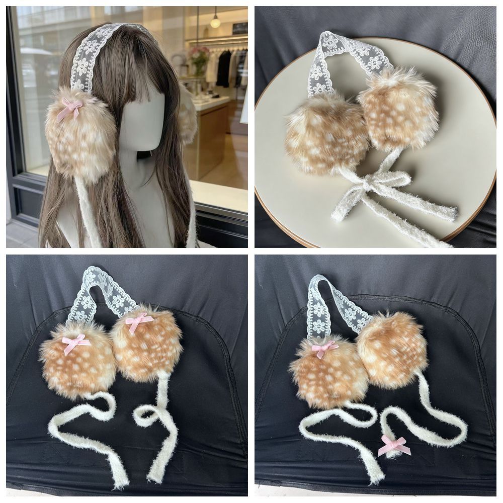 Plush Material Cold Proof Earmuffs Soft Ear Cap Windproof Earmuffs Plush Earmuffs Cold Weather