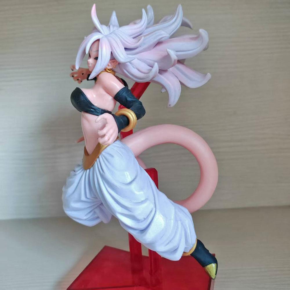 22cm Female Buu Android 21 anime movie version Figurine ornament model desktop decodration Christmas present