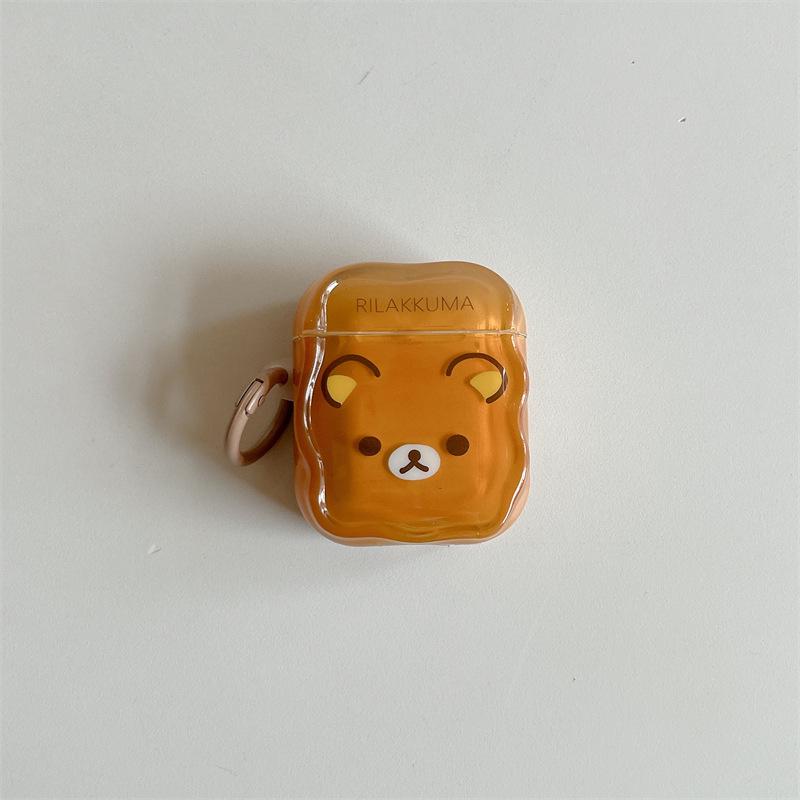 Rilakkuma AirPods Pro 1/2/3/4 Case - Cute Cartoon Design for Apple Bluetooth Wireless Earphones AirPods Pro 3
