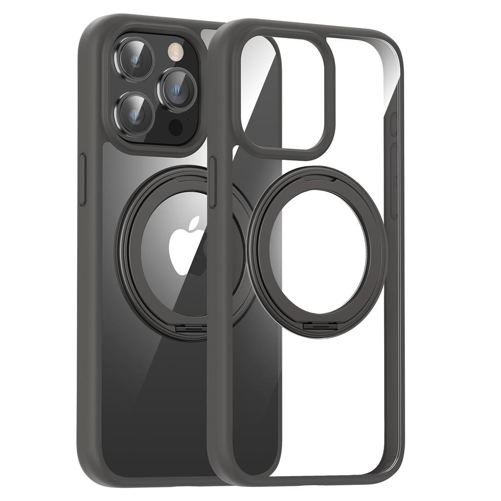 For iPhone 13 Pro PC+TPU Phone Cover Compatible with MagSafe Kickstand Back Case
