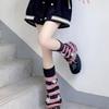 Y2K Leg Warmers Knitted Knee High Stockings Spicy Girl Leg Covers  Women