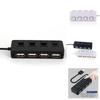 Usb Hub With Switch And Four Ports For Keyboard Mouse U Disk Data Transfer
