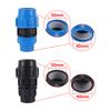 25-50mm to 20-40mm PE Pipe Reducer Direct Head Hose Connector Adapter Garden Farmland Irrigation Straight Reducer Fittings