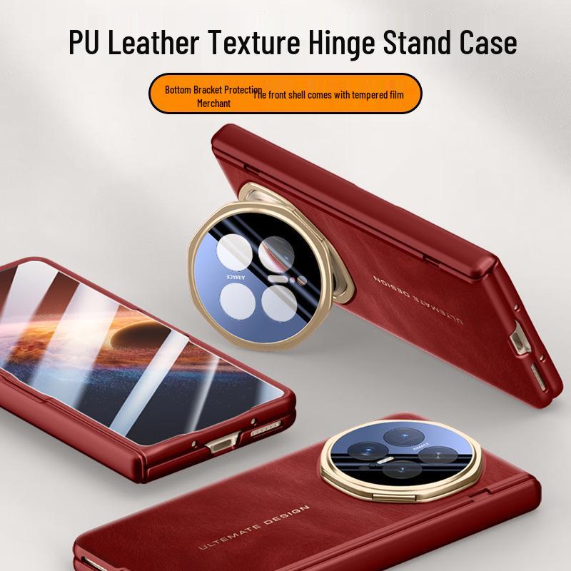 Honor Magic V6 Folding Case: Skin-Feel Lens Stand, Full Coverage, Drop Protection for Men