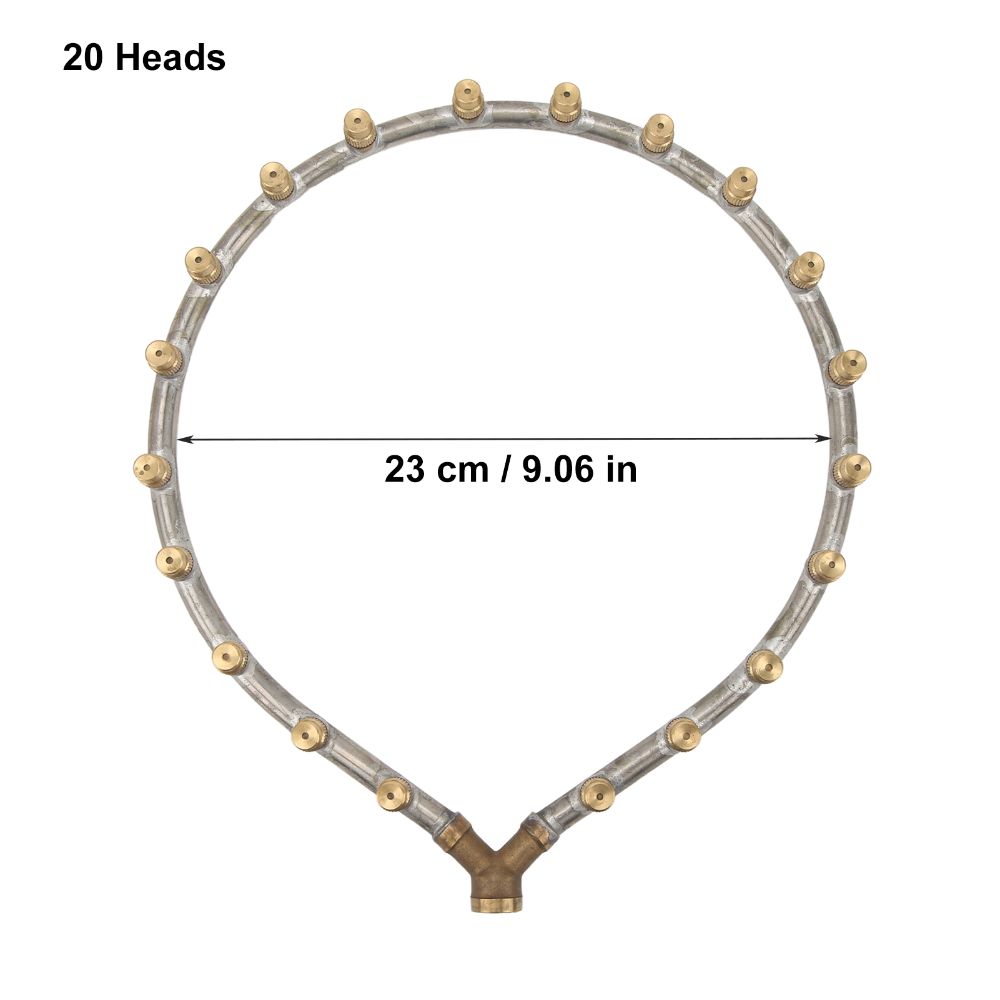 Stainless Steel, Copper Atomizing Nozzle Multi Head Nozzle  Flower Watering