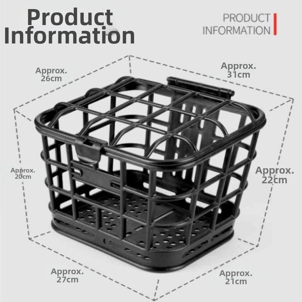 Easy To Install Bike Basket Anti Extrusion Electric Bicycle Accessories