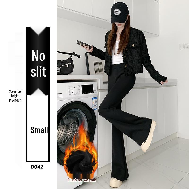 Petite Women's 2025 Slimming High-Waisted Micro-Flared Long Pants