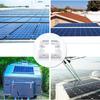 Solar panel ABS plastic mounting bracket with 5 non drilling corner kits, RV marine flat top camper and caravan installation