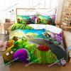 New Plant Zombie Pattern Cartoon Duvet Cover Set Pillowcase Twin Full Queen King 3d Bedding Set Single Double Size Home Textile