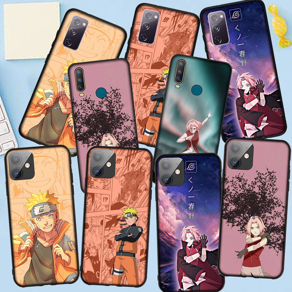 Phone Case for iPhone 17 15 16 Plus X Redmi Note 14 12 11 13 Pro Max Huawei P30 P20 Lite OPPO A60 A40 A80 A18 A16 A54 Haruno Sakura Anime Naruto Cover